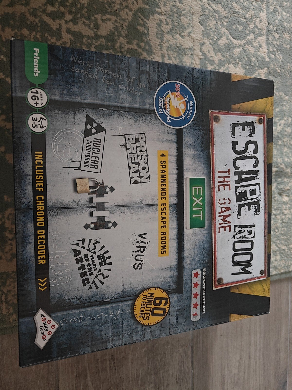 Escape Room The Game - 4 spannende escape rooms, Vijf spelers of meer, Ophalen of Verzenden, Gebruikt, Identity Games