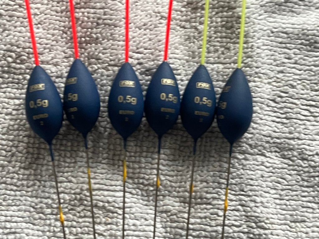 adv 472 / NIEUW set 6 dobbers FOX 0,50, Watersport en Boten, Hengelsport | Witvissen, Ophalen of Verzenden, Gebruikt, Overige typen