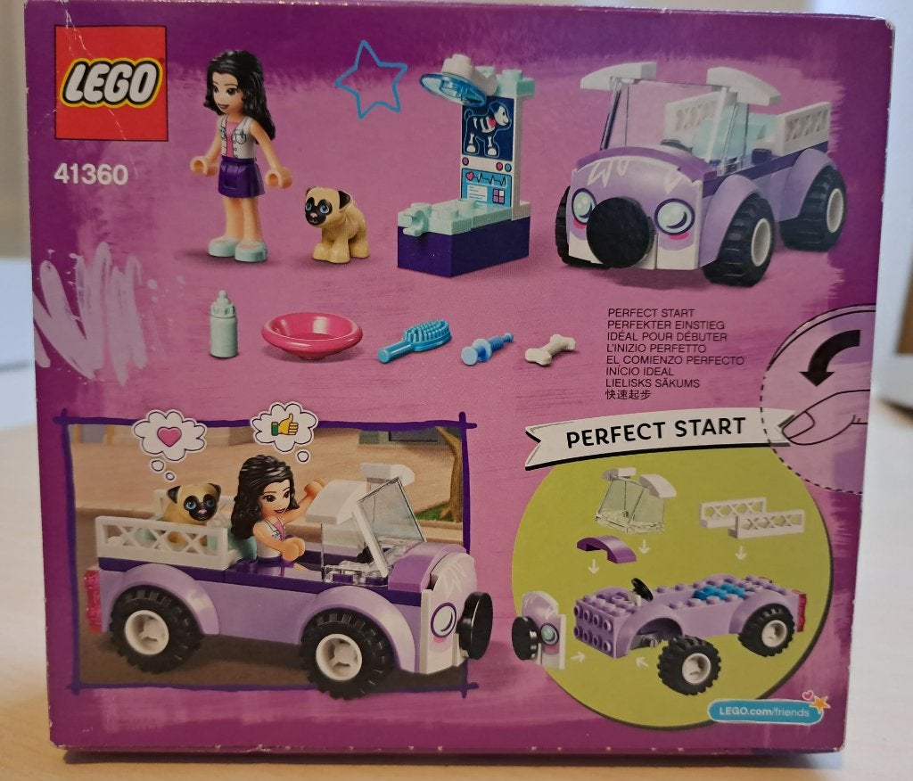 LEGO | Friends | Emma's mobiele dierenkliniek | 41360, Lego, Lego, Nieuw, Ophalen of Verzenden