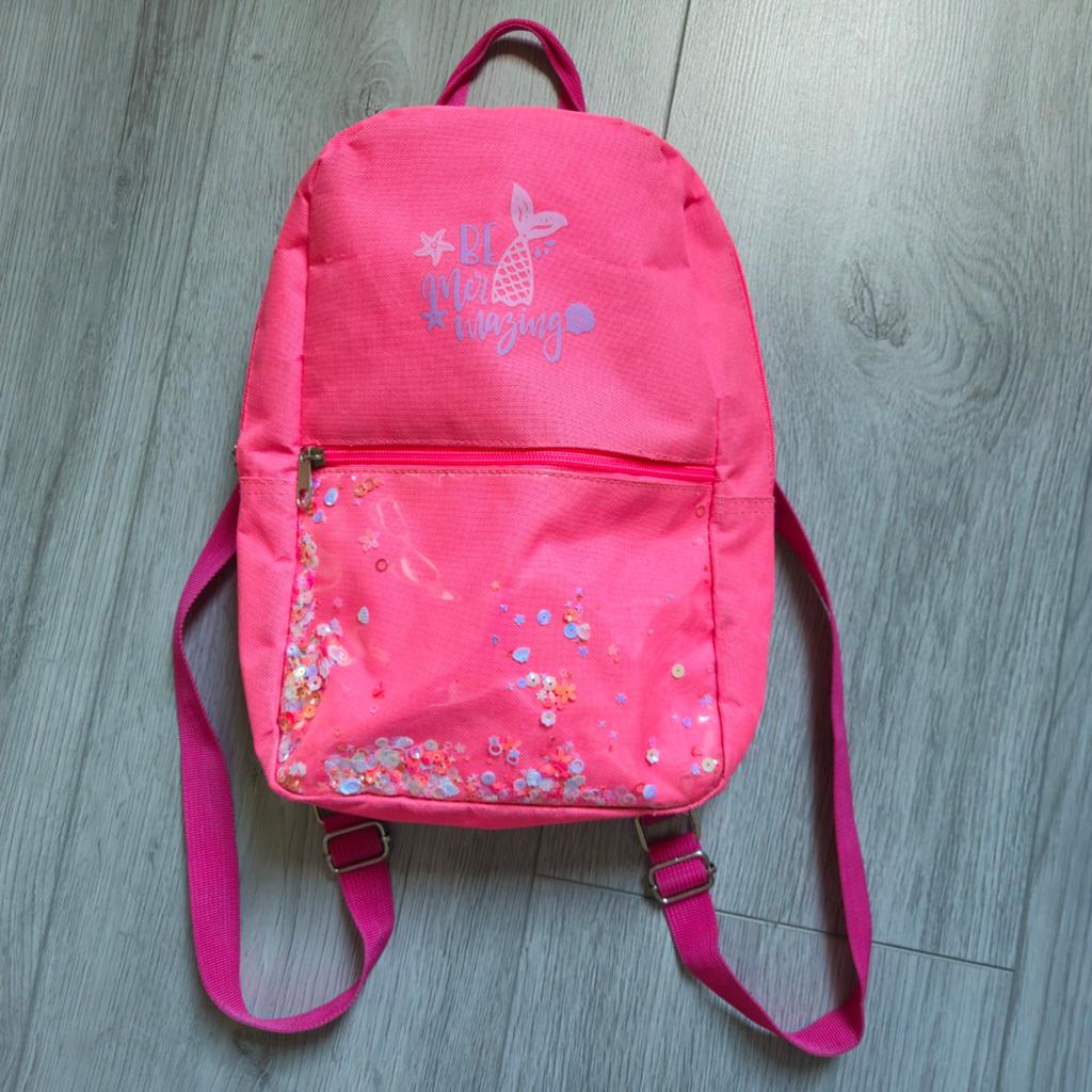 Opruiming: Roze kinderrugzak met zeemeermin opdruk, Kinderen en Baby's, Kindermode-accessoires, Ophalen of Verzenden