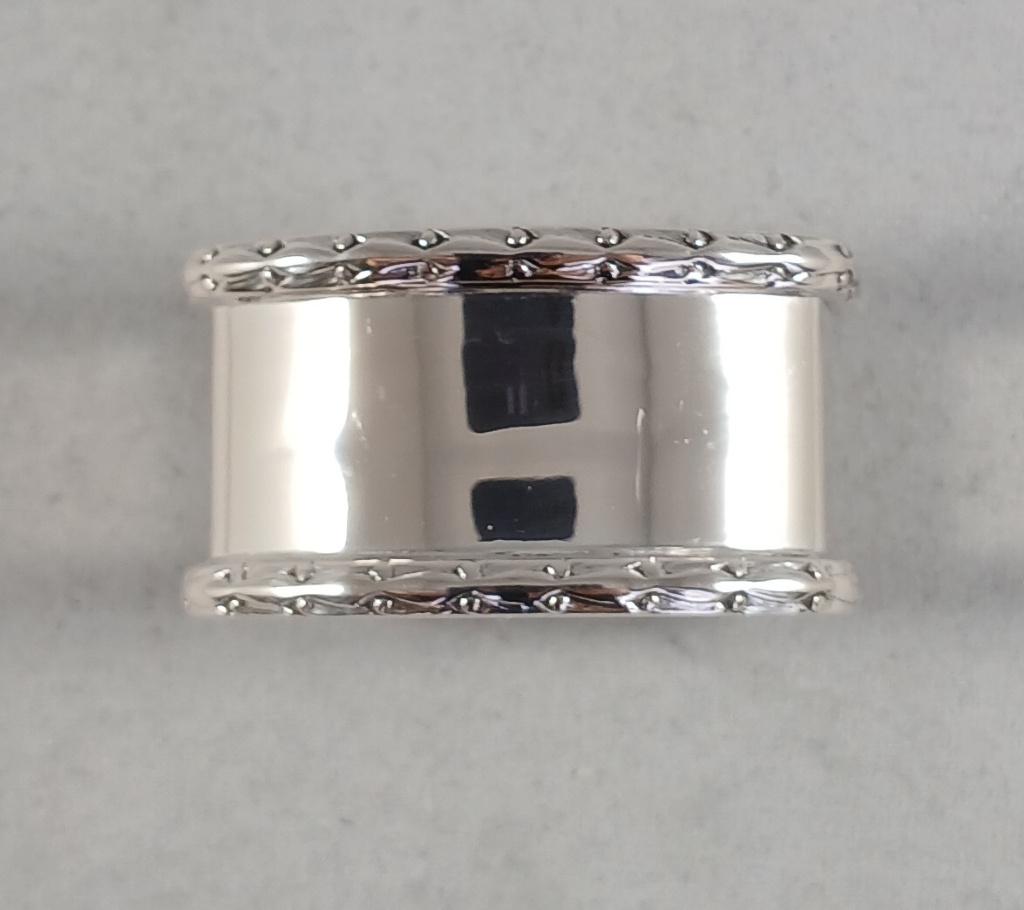 Zilveren vingerdoekring antiek 835 zilver, Ophalen of Verzenden, Zilver