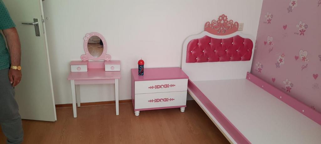 Zo goed als nieuw compleet meisjes slaapkamer, 85 tot 100 cm, Ophalen of Verzenden, Zo goed als nieuw, Matras