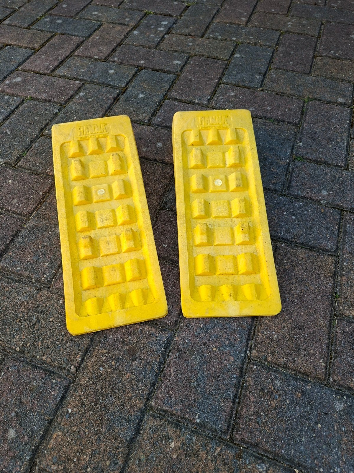 Fiamma levellers - Caravan/Camper waterpas blokken, Caravans en Kamperen, Caravan accessoires, Gebruikt, Ophalen of Verzenden