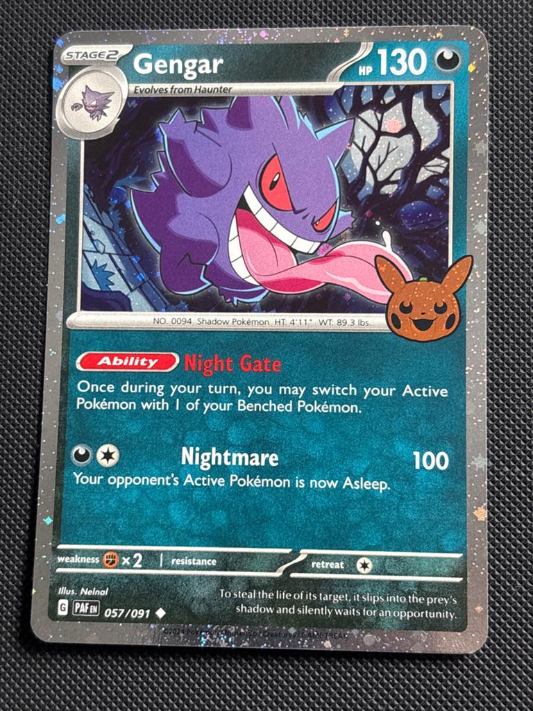 Gengar Trick or Trade 057/091 - 2024 - Near Mint Pokémon Kaa, Ophalen of Verzenden, Zo goed als nieuw, Losse kaart