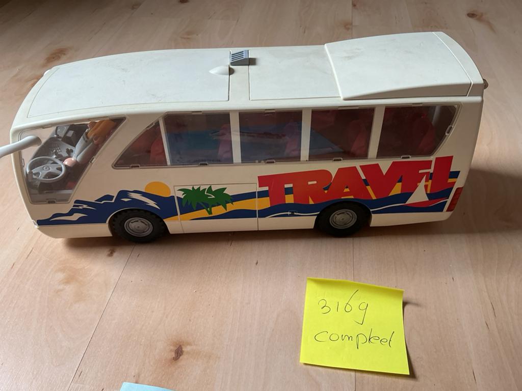 Playmobil - bus - touringcar - nummer 3169, Ophalen of Verzenden, Gebruikt, Complete set