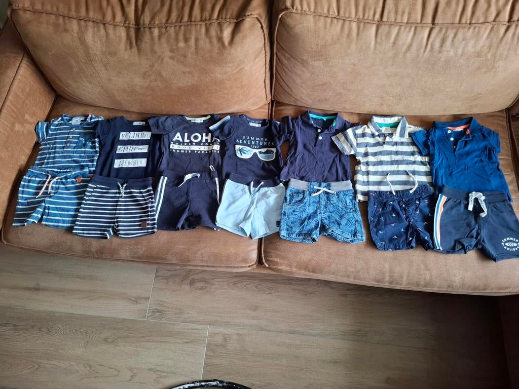 Pakket zomerkleding jongen mt74, Ophalen, Gebruikt