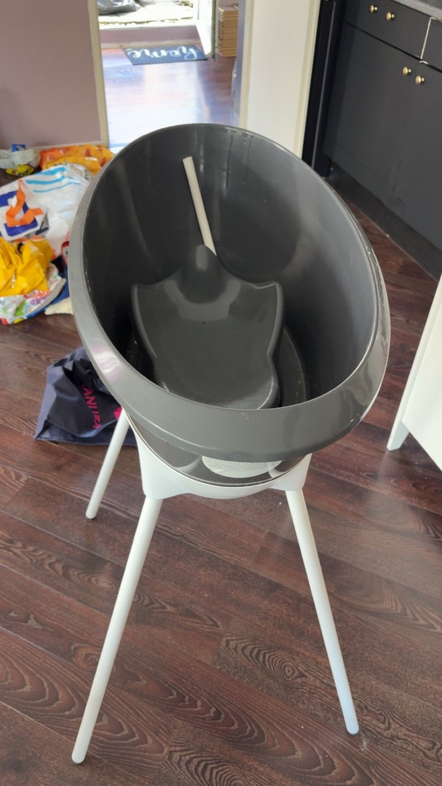 Baby badje zgan - Zo goed als nieuw babybadje, Zo goed als nieuw, Badje, Standaard, Ophalen