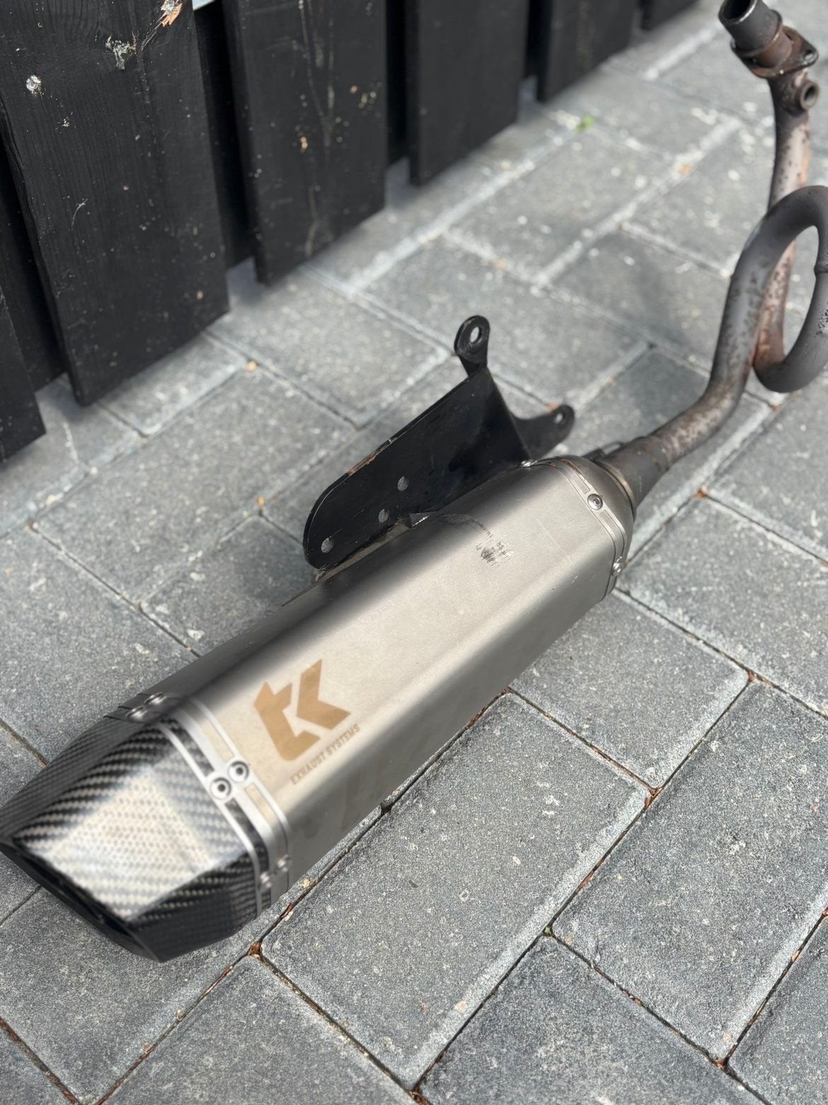 TK Exhaust Systems Uitlaat voor piaggo zip E5, Ophalen, Gebruikt, Benzine, Zip