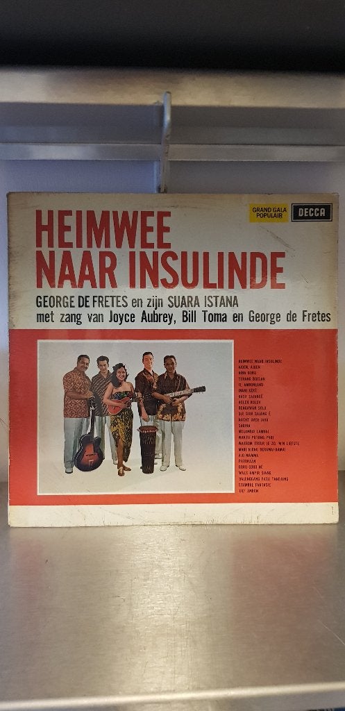 George de Fretes-heimwee naar Insulinde (Z222-287), Cd's en Dvd's, Ophalen of Verzenden, Zo goed als nieuw, Overige formaten
