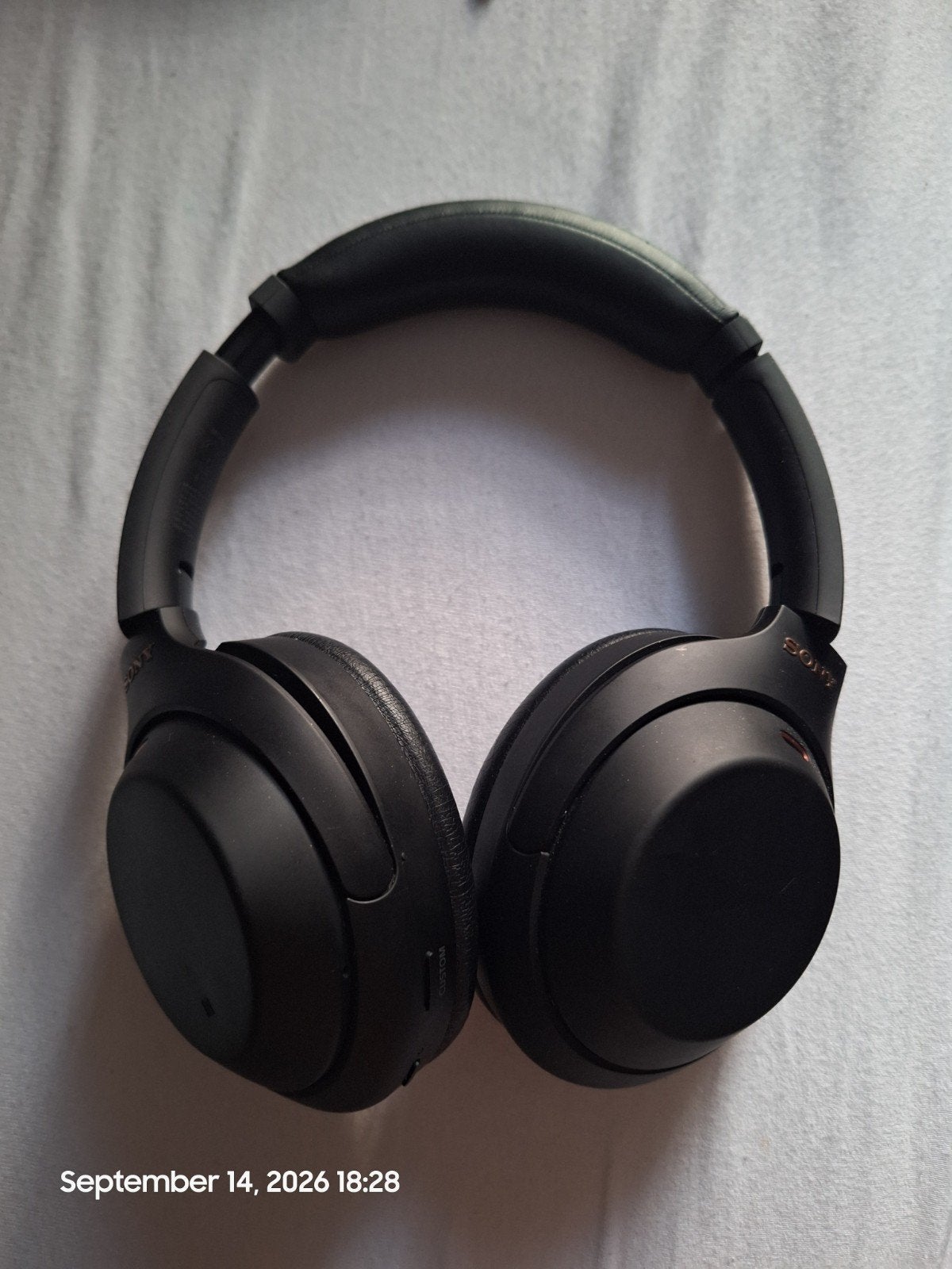 Sony Noise Cancelling Headset - Uitstekende Geluidskwaliteit, Ophalen, Gebruikt, Draadloos, Zwart