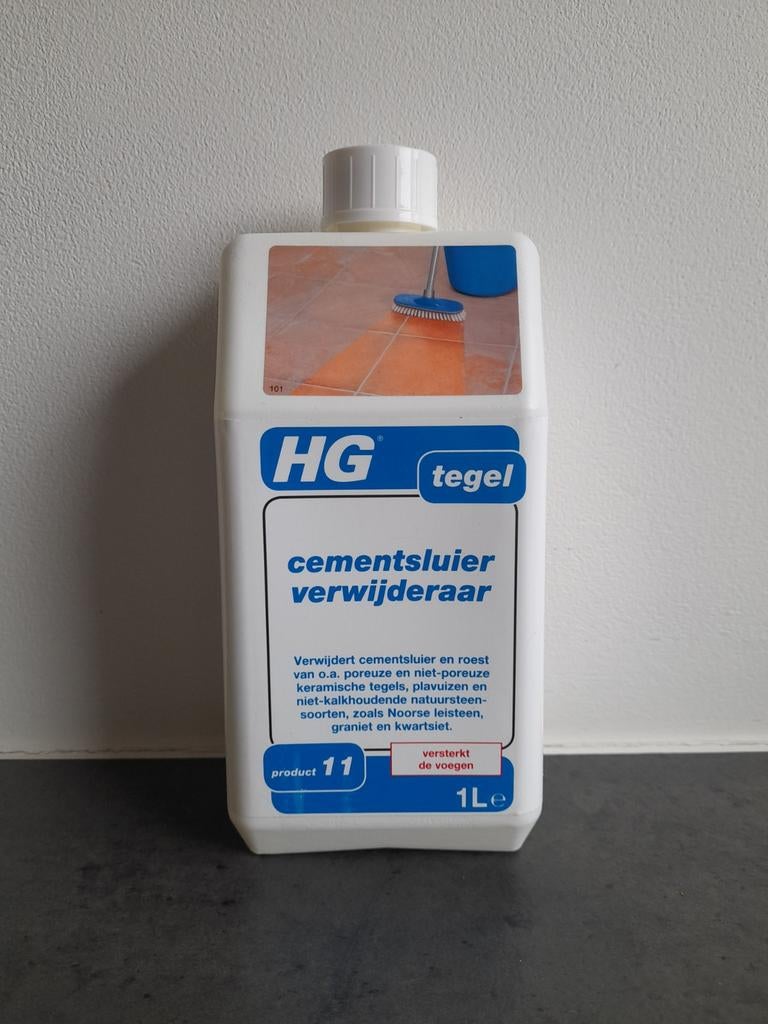 HG Cementsluier Verwijderaar 1L - Tegelreiniger, Ophalen, Schoonmaakmiddel