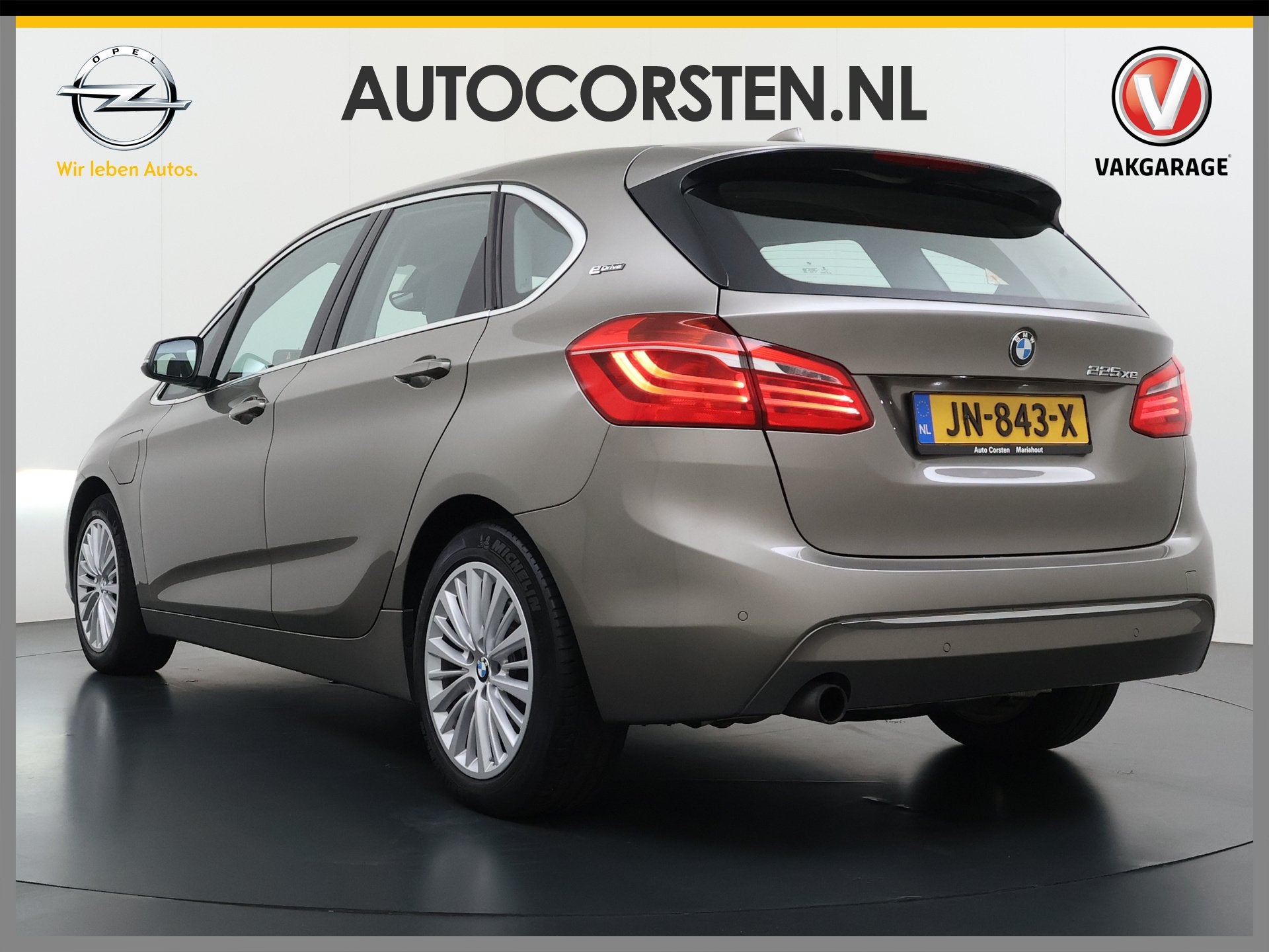 BMW 2 Serie Active Tourer 225xe Hybrid 225PK Aut. Leder+Verw, Auto's, Automaat, Dealer onderhouden, Gebruikt, Automatische klimaatregeling