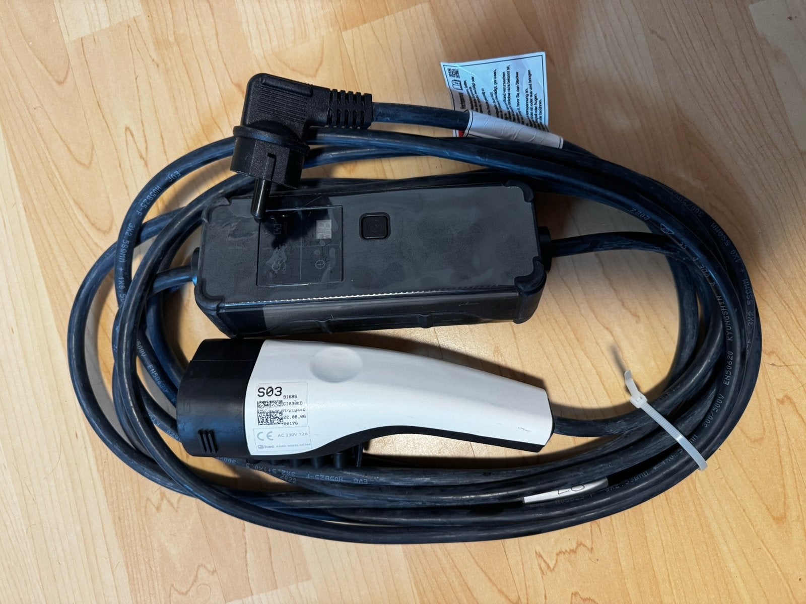 Originele Hyundai / Kia Type 2 EV Thuislader, Ophalen of Verzenden, Zo goed als nieuw, Laadkabel