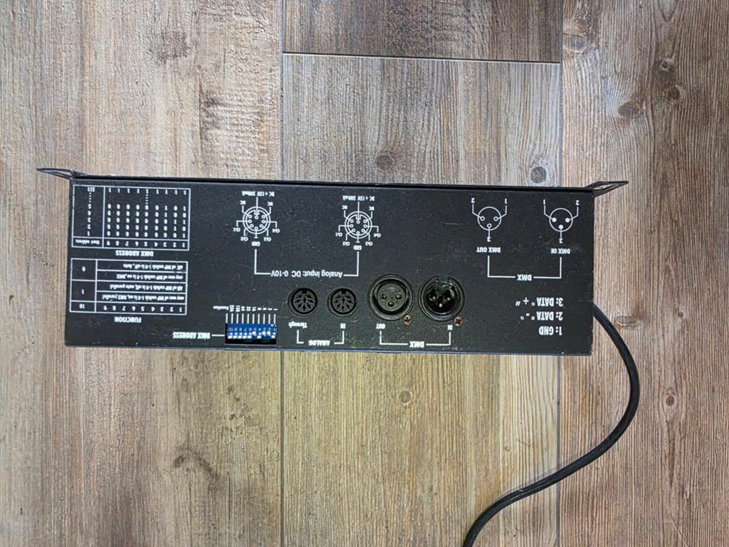 EDX4 dimmer pack DMX aanstuurbaar, Ophalen