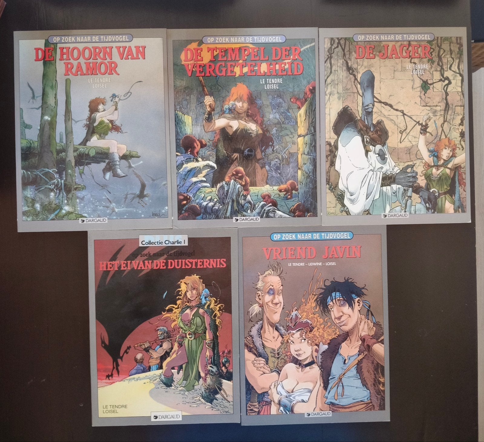Op zoek naar de Tijdvogel, Meerdere stripboeken, Ophalen of Verzenden, Gelezen