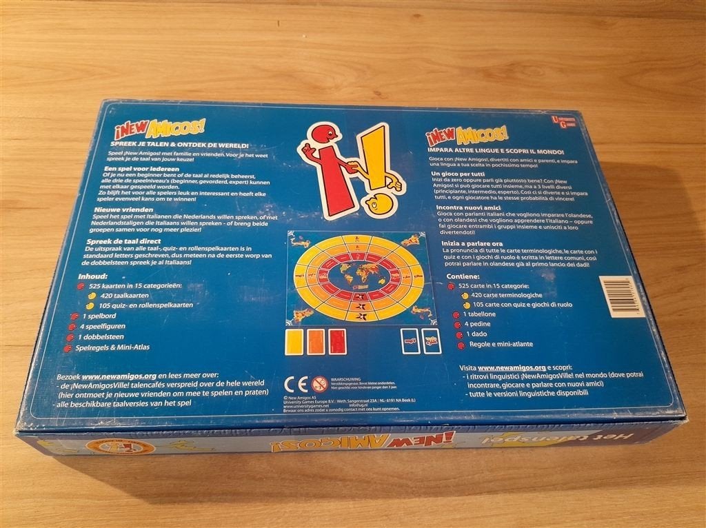 New Amigos - Het talenspel - Italiaans - Nederlands - s5880, Verzenden, Zo goed als nieuw