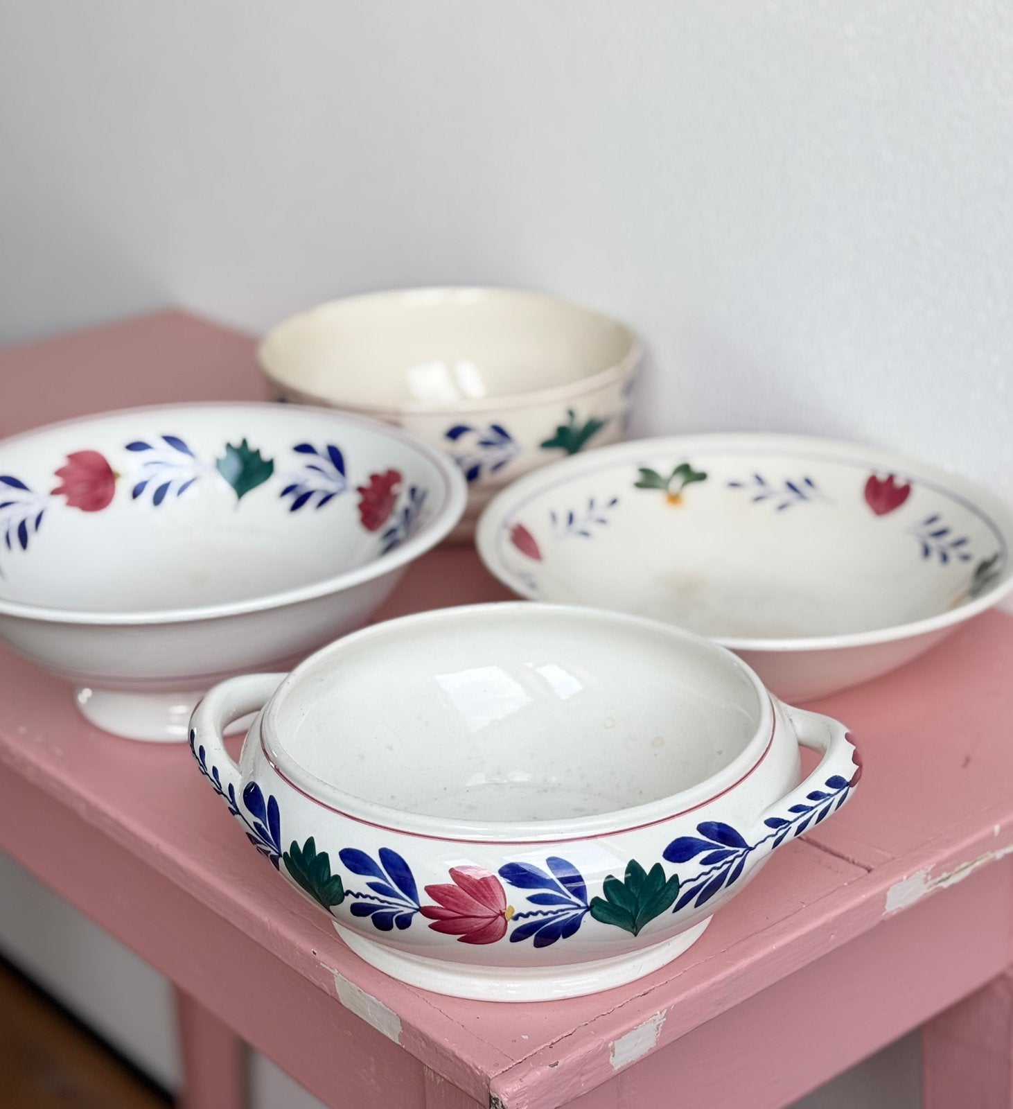 Vintage Boerenbont schalen, Ophalen