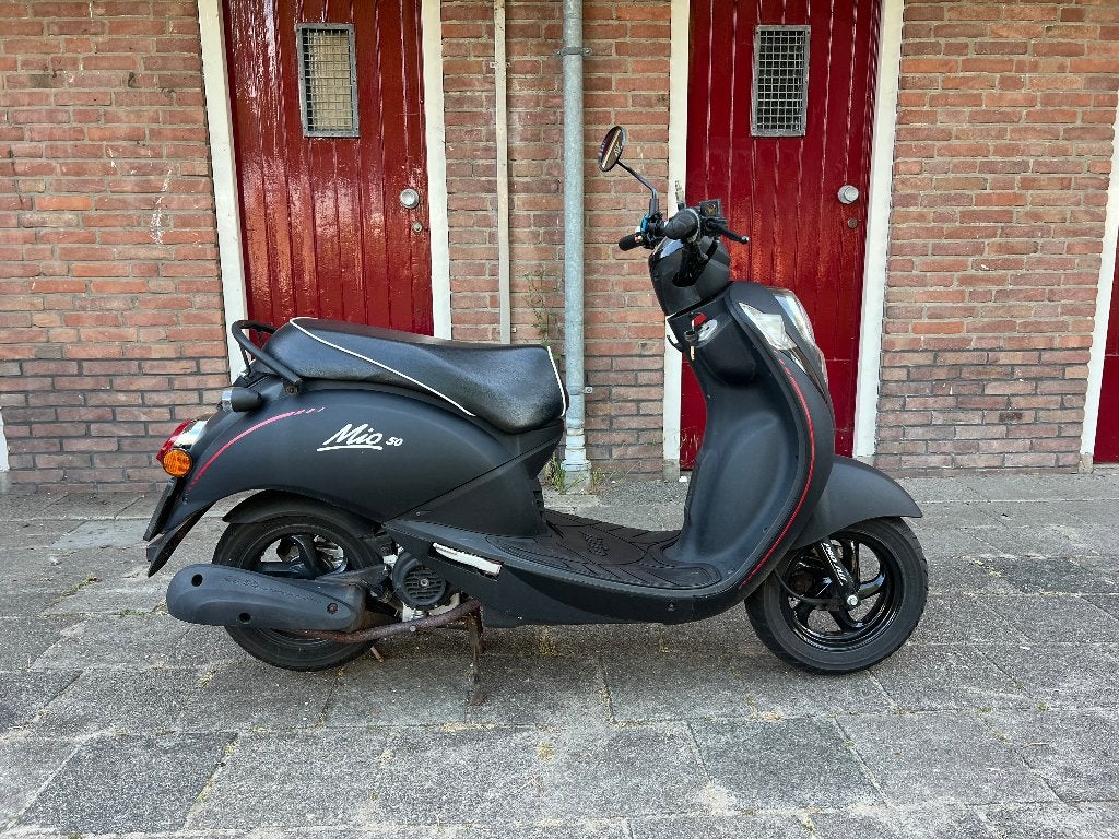 Sym Mio 50 Scooter 2017 - Mat Zwart, Ophalen of Verzenden, Gebruikt, Benzine, SYM