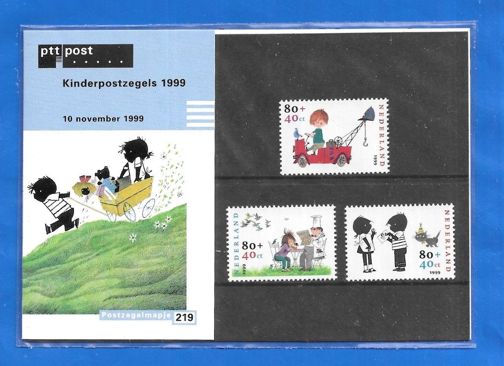 Postzegelmapje 219 - Kinderpostzegels Fiep Westendorp 1999, Postzegels en Munten, Postzegels | Nederland, Verzenden, Postfris
