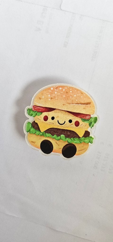 Leuke Burger Popsocket - Telefoonhouder en Standaard, Ophalen of Verzenden, Nieuw, Telefoonhanger of Accessoire, Universeel