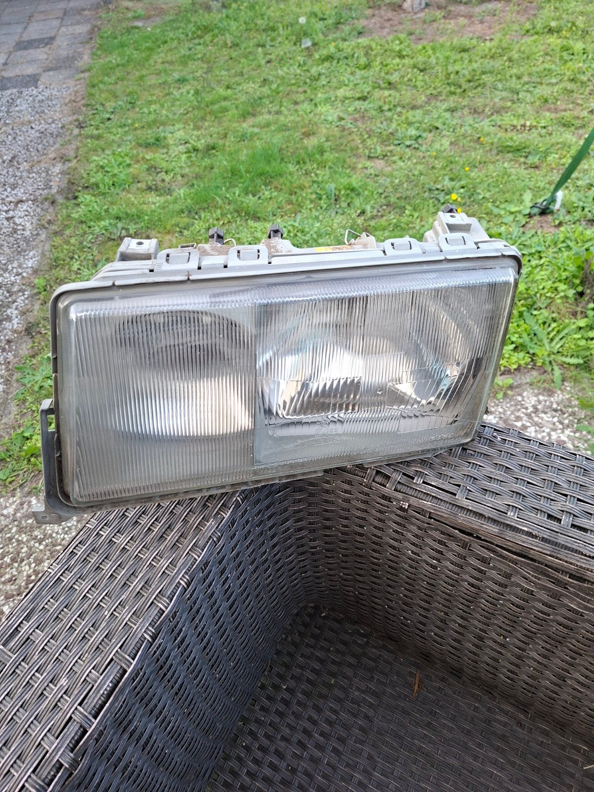 mercedes w201 190 linker koplamp, Auto-onderdelen, Ophalen of Verzenden, Gebruikt, Mercedes-Benz