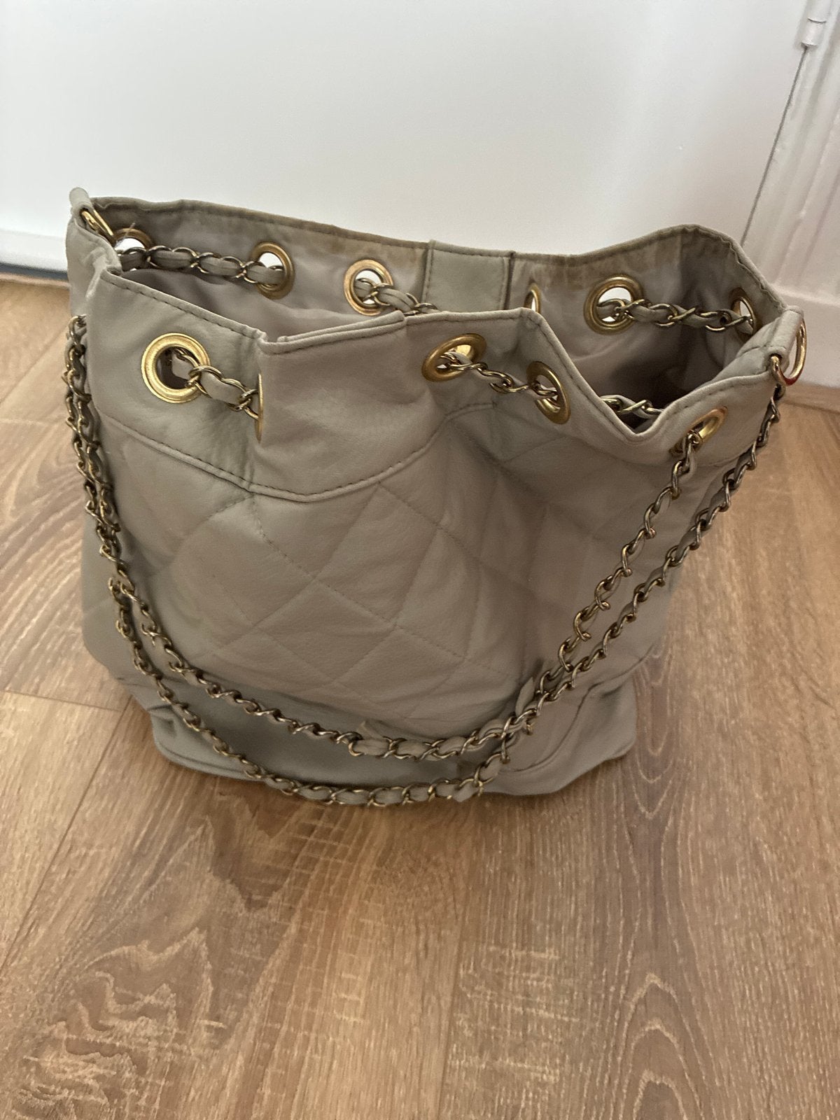 Stijlvolle bucket bag van Atmosphere, Sieraden, Tassen en Uiterlijk, Ophalen, Gebruikt, Beige, Overige typen
