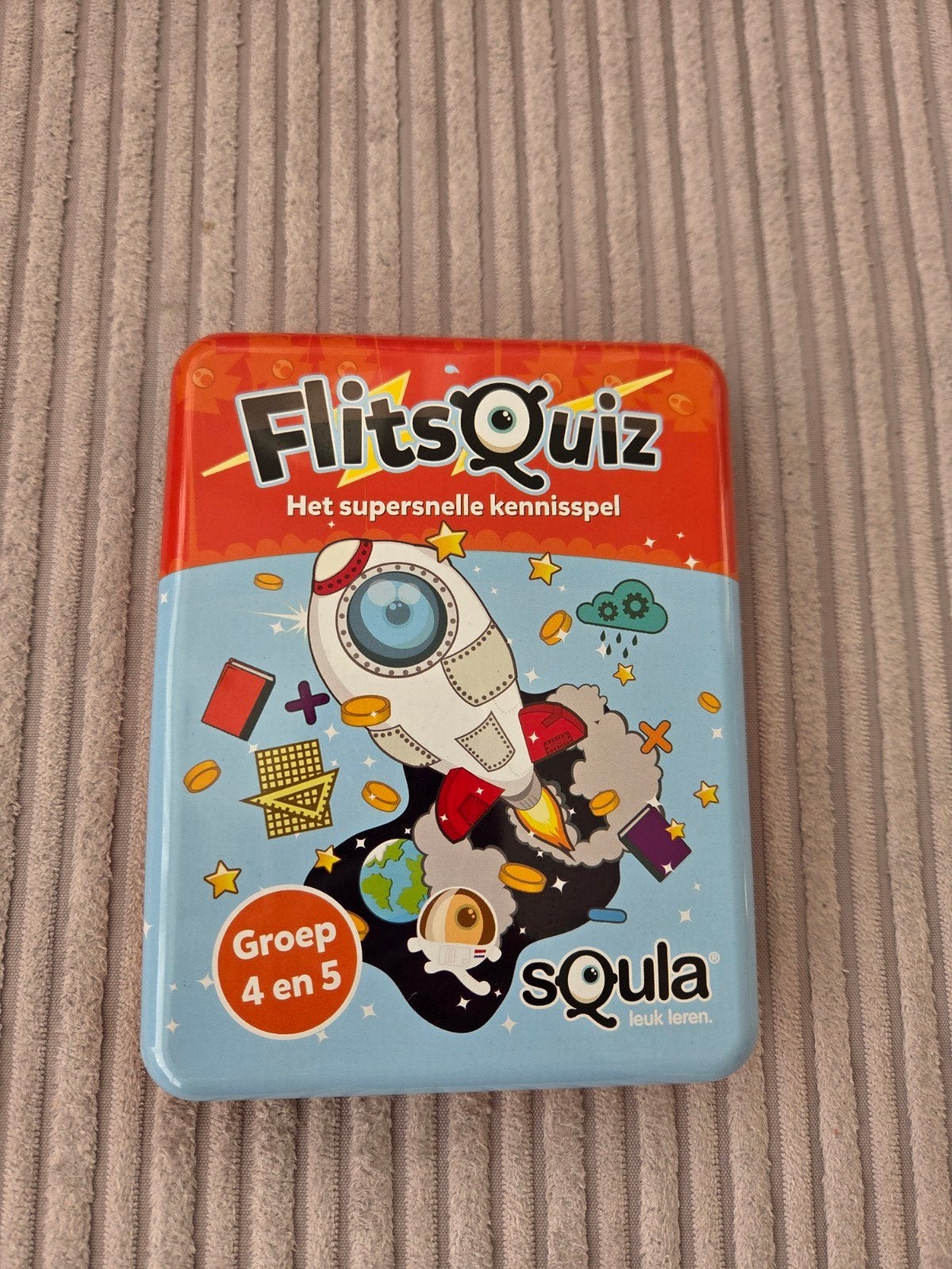 Flitsquiz Squla groep 4 en 5, Ophalen, Zo goed als nieuw, Taal en Lezen