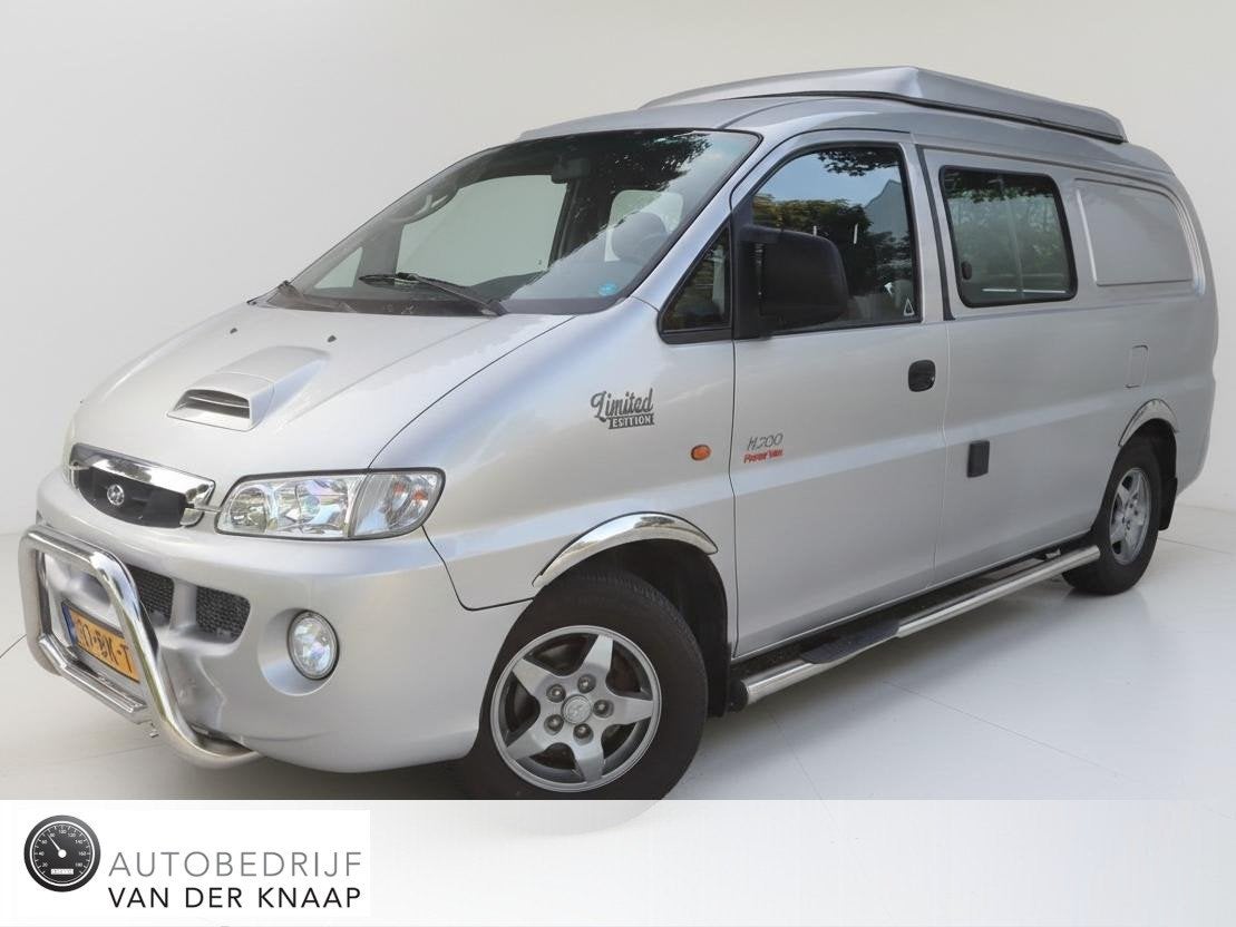 Hyundai H 200 2.5 CRDI Camper | Airco | Elek. ramen |, Auto's, Gebruikt, Overige modellen, Origineel Nederlands, 6 stoelen