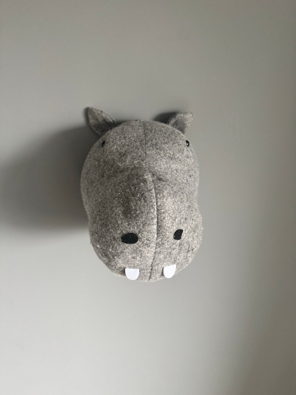 Childwood Nijlpaard Wanddecoratie Kinderkamer Grijs, Ophalen of Verzenden, Zo goed als nieuw, Childhome, Wanddecoratie
