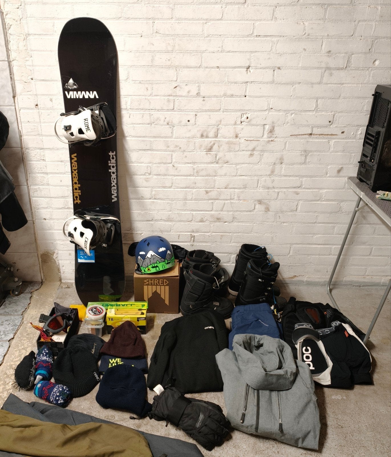 Complete Snowboard Starterspakket - Vimana 156, Rome binding, Ophalen, 140 tot 160 cm, Kleding, Overige merken