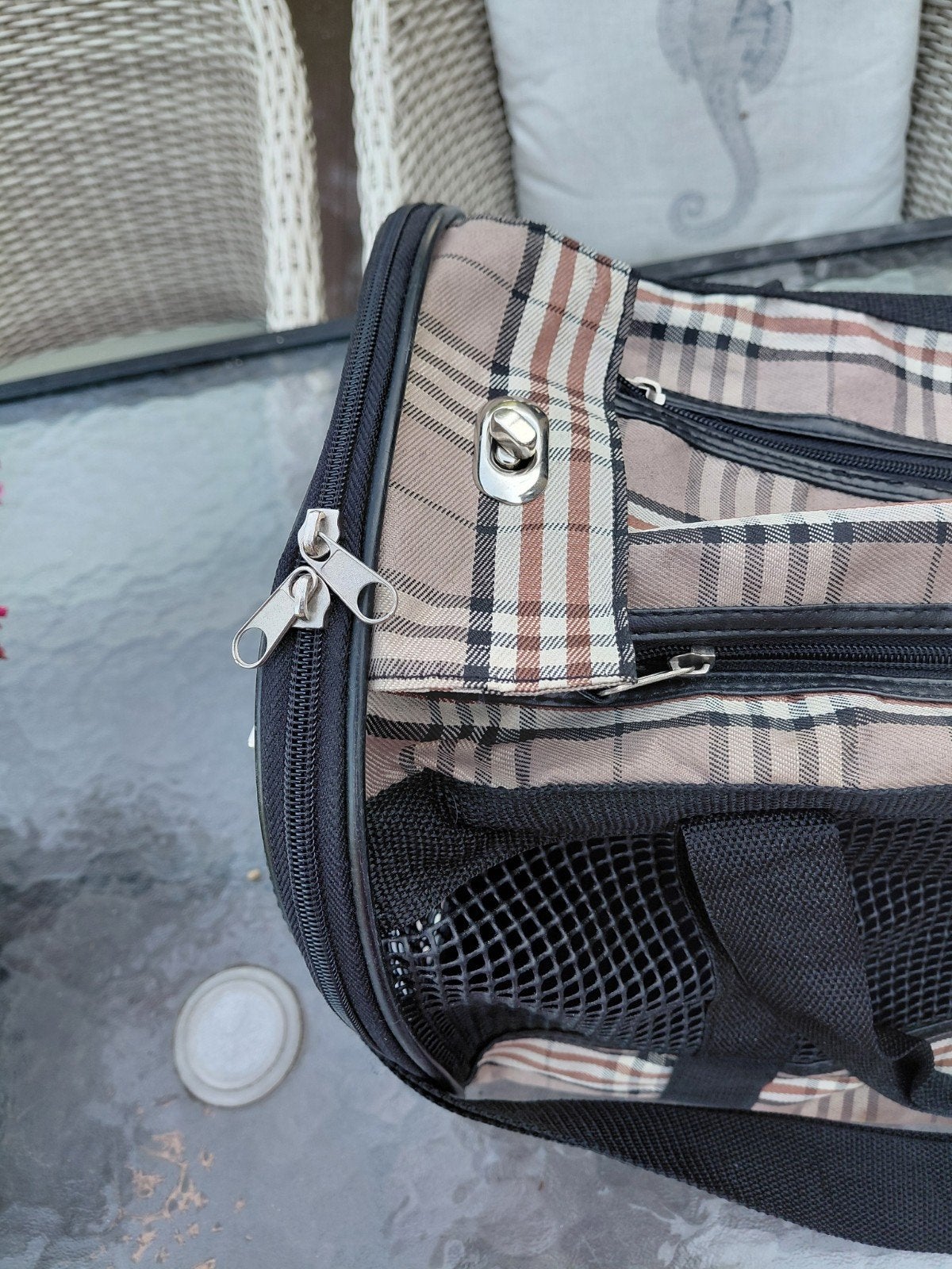 Honden/katten transport/reis tas 5025x25cm, Ophalen