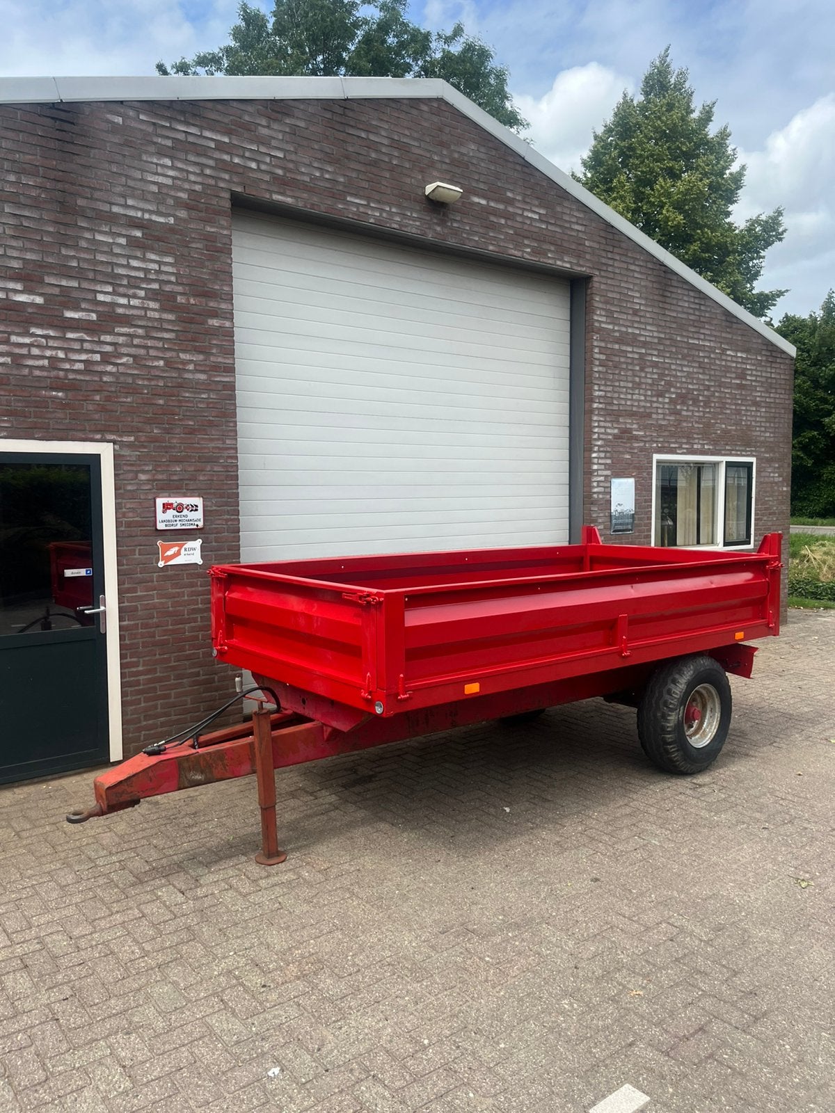 Boxer RH 45 kieper 4 ton, Ophalen, Transport