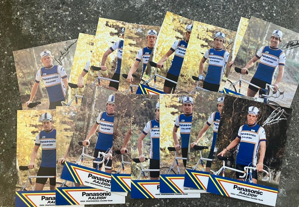 Panasonic Raleigh - 1984 - complete set 17 kaarten, Verzenden, Zo goed als nieuw, Buitenlandse clubs