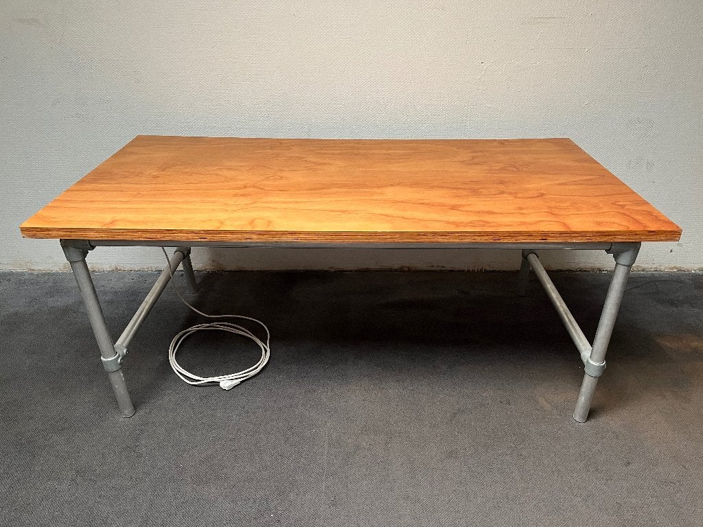 Bureautafel, Huis en Inrichting, Ophalen, Gebruikt, Hout, 180 cm