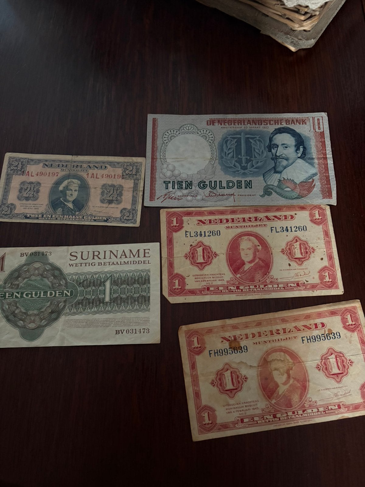 Nederlandse biljetten, Postzegels en Munten, Bankbiljetten | Nederland, Ophalen of Verzenden, 5 gulden