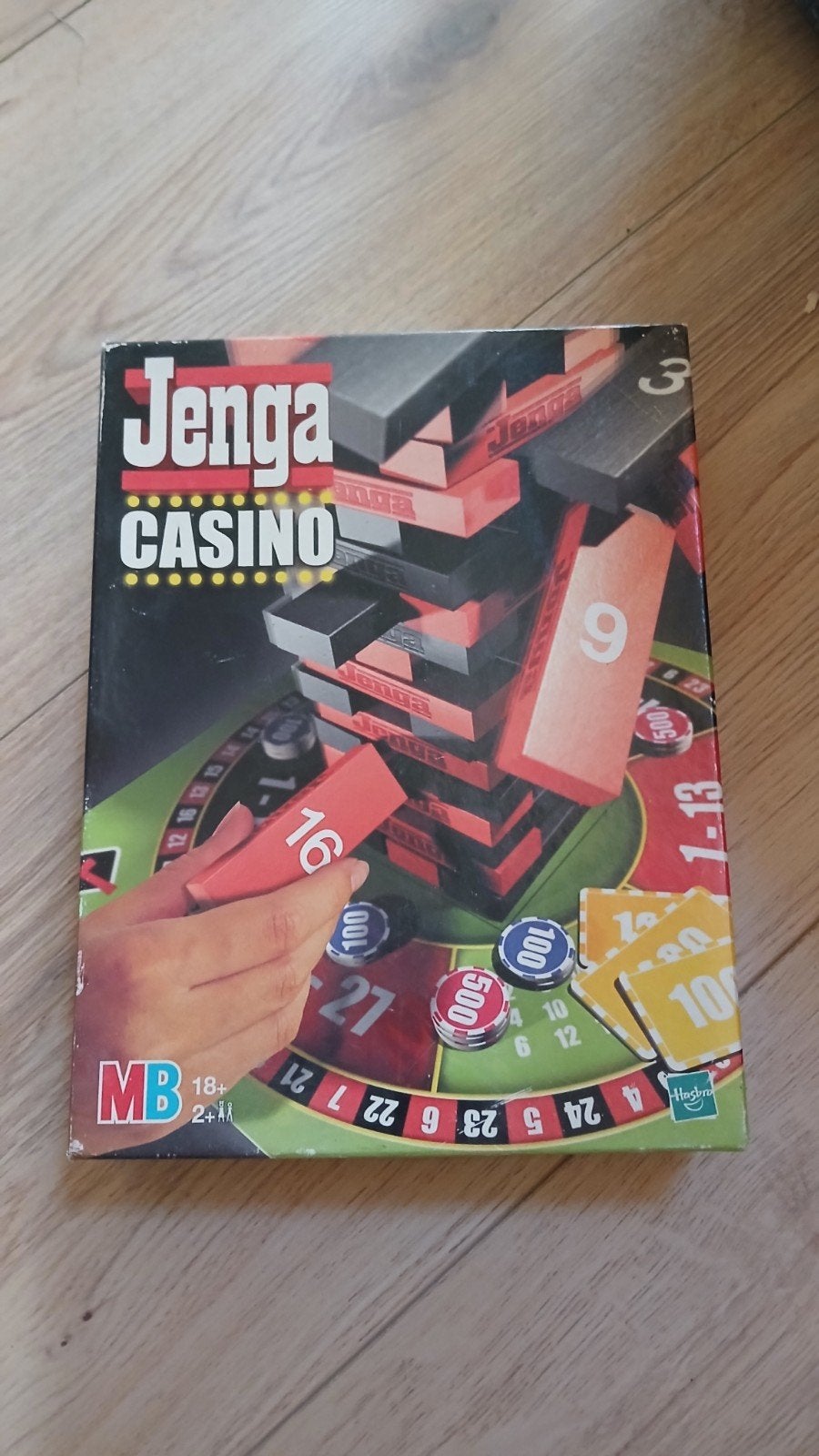 Jenga Casino - Unieke Draai aan het Klassieke Spel, Vijf spelers of meer, Ophalen of Verzenden, Gebruikt, MB