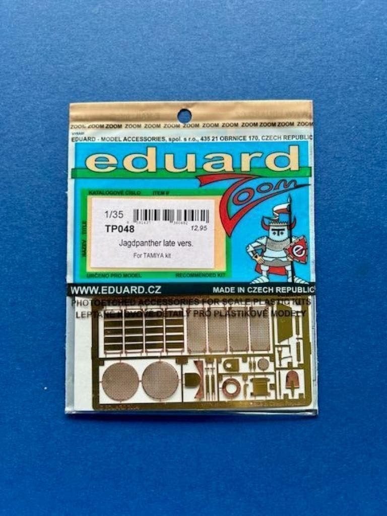 Eduard	TP048	Jagdpanther late Tamiya	1/35, Tank, Verzenden, 1:32 tot 1:50, Nieuw
