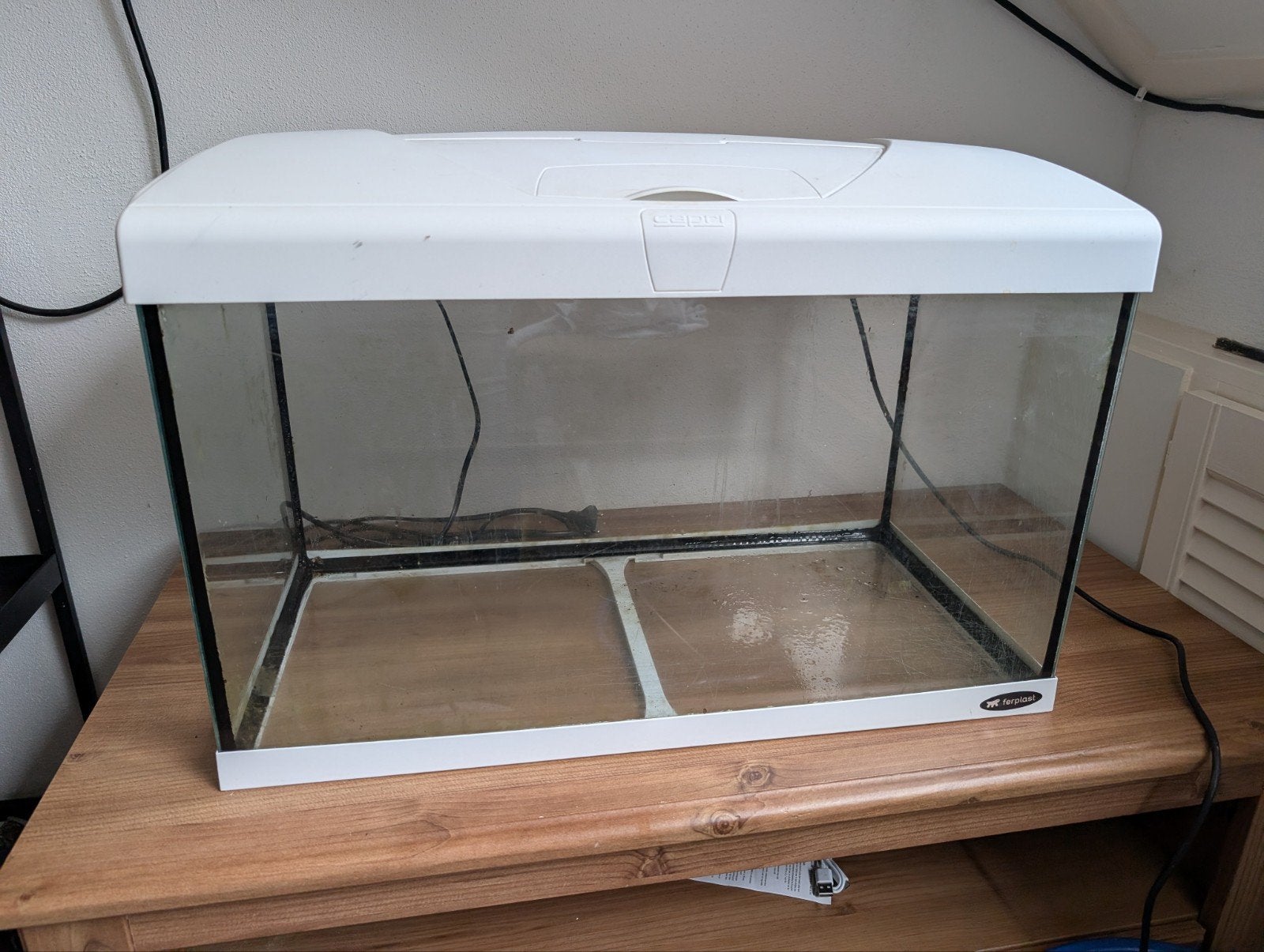 ferplast aquarium 60L, Ophalen, Gebruikt, Leeg aquarium, Overige merken
