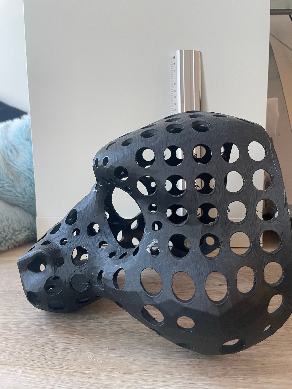 3D Geprinte Krokodil Masker met Kaak en Hoorntjes, Hobby en Vrije tijd, Kostuums, Theaterbenodigdheden en LARP, Ophalen of Verzenden