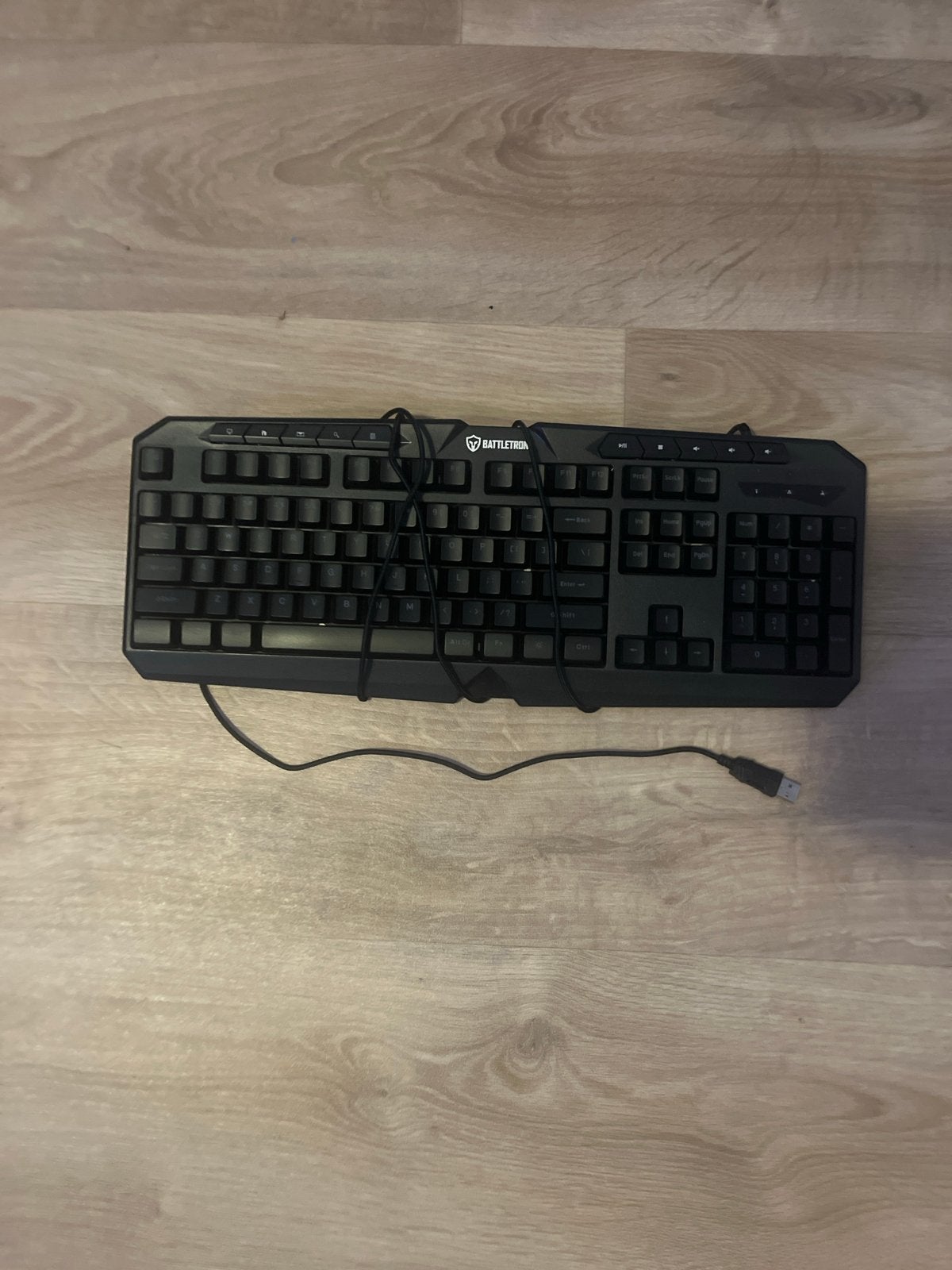 Gaming toetsenbord - Battletron, Computers en Software, Toetsenborden, Gebruikt, Qwerty, Bedraad, Gaming toetsenbord, Ophalen of Verzenden