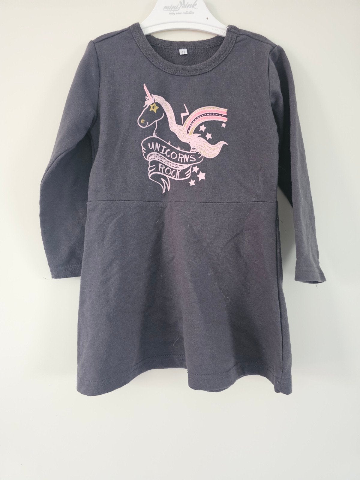 Jurk met een unicorn meisje maat 92, Kinderen en Baby's, Kinderkleding | Maat 92, Gebruikt, Meisje, Ophalen of Verzenden, Jurk of Rok