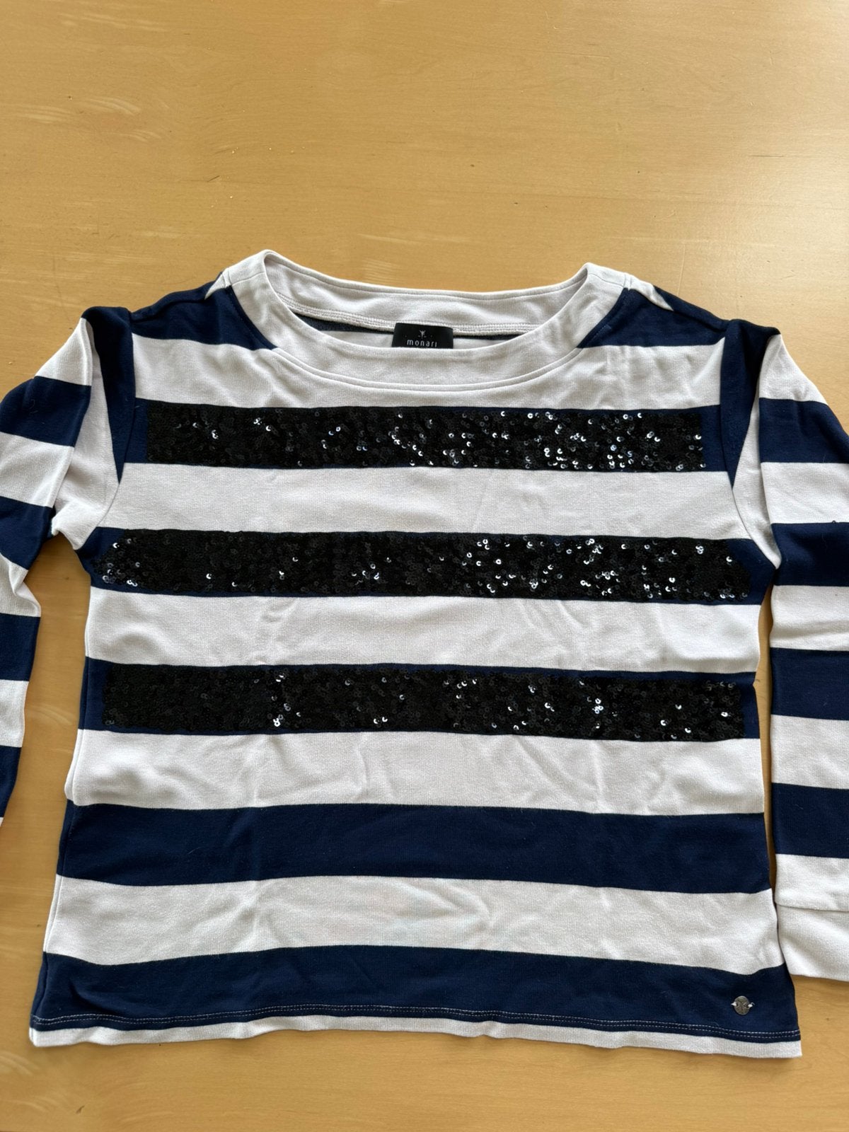 Zomer trui dames Monari, Verzenden, Zo goed als nieuw, Maat 38/40 (M), Blauw
