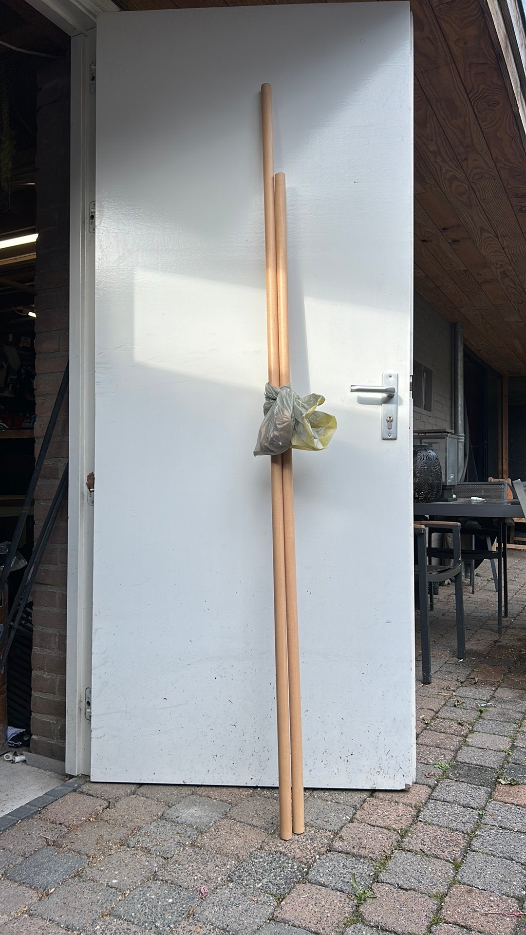 Houten  roede, Ophalen, Zo goed als nieuw