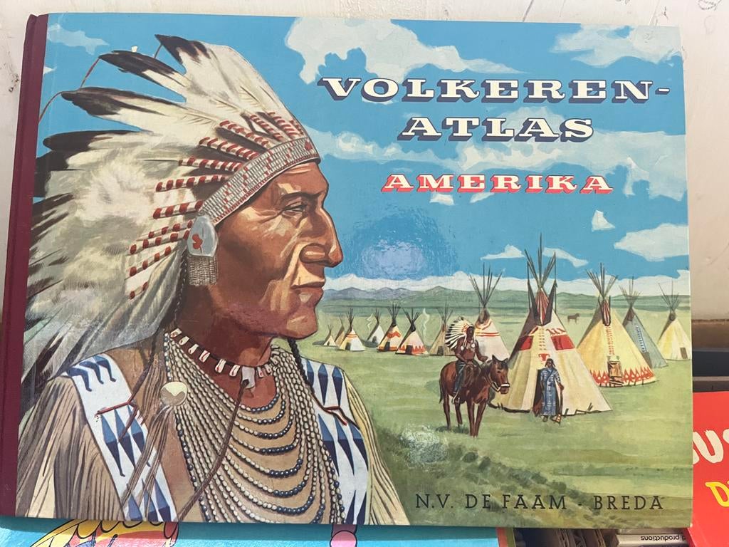 Volkeren-Atlas Amerika - N.V. De Faam Breda, Ophalen of Verzenden, Zo goed als nieuw