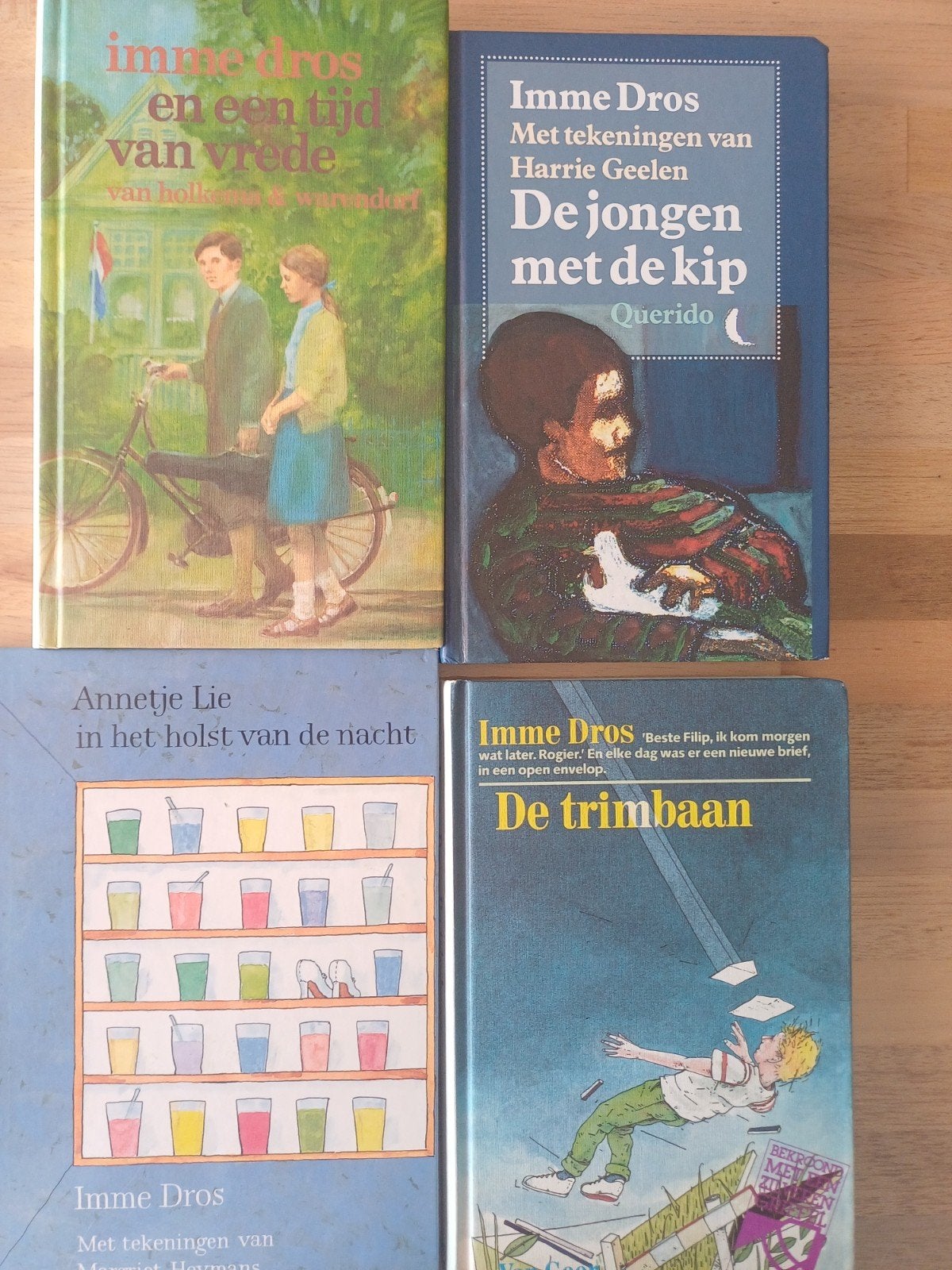 Imme Dros.  4 keurige boekjes van onze begaafde jeugdschr, Ophalen of Verzenden, Zo goed als nieuw, Fictie algemeen