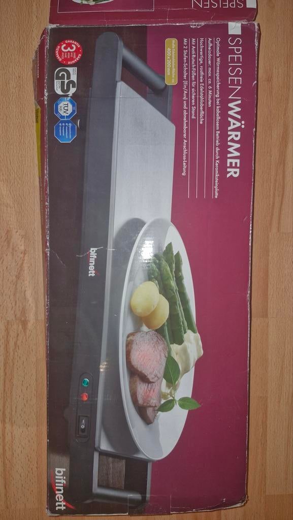 Brifinet Speisenwärmer - Warmhoudplaat, Witgoed en Apparatuur, Overige Witgoed en Apparatuur, Zo goed als nieuw, Ophalen of Verzenden