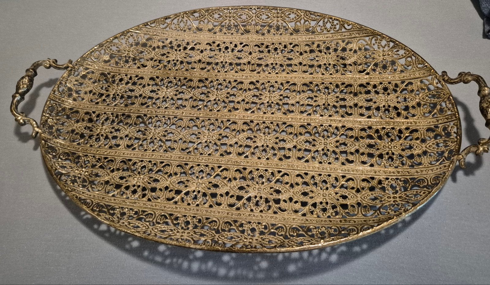 Decoratief dienblad met handvatten - 51,5 x 32,5 cm, Ophalen of Verzenden