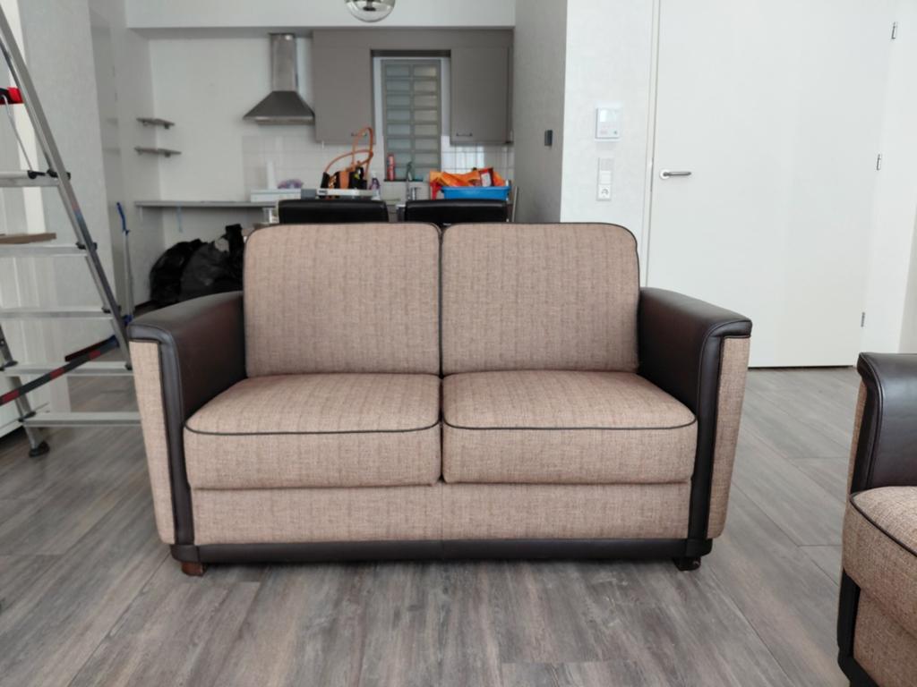 Seniorenbankstel zo goed als nieuw, Huis en Inrichting, Banken | Bankstellen, Ophalen, Zo goed als nieuw, 75 tot 100 cm, Minder dan 150 cm