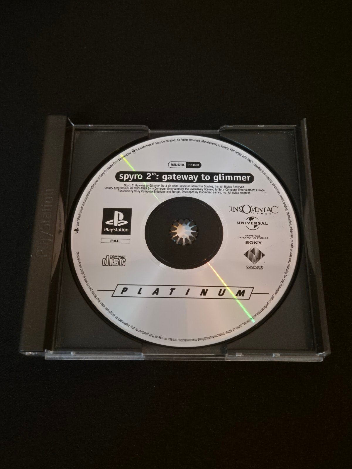 Spyro 2: Gateway to Glimmer (Platinum; PAL) voor de PS1, Spelcomputers en Games, Games | Sony PlayStation 1, Avontuur en Actie