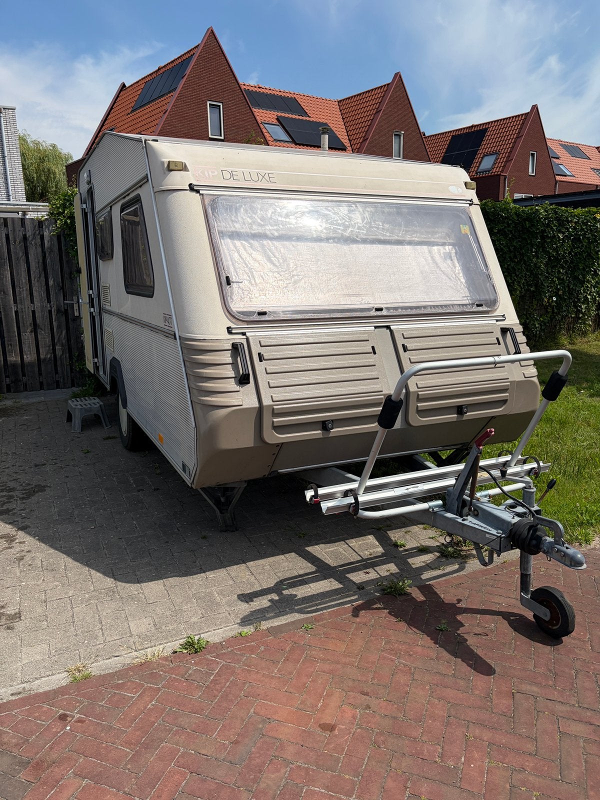 Kip De Luxe T40 –  uit 1991 opknapper met voortent 2 luifels, Caravans en Kamperen, Particulier, Kip